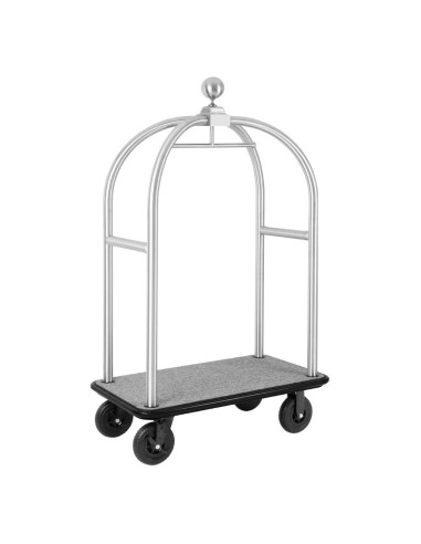 Chariot à bagages Bolero - acier inoxydable, 100 kg