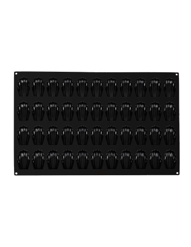 Moule silicone Pavoflex 44 madeleines - Noir