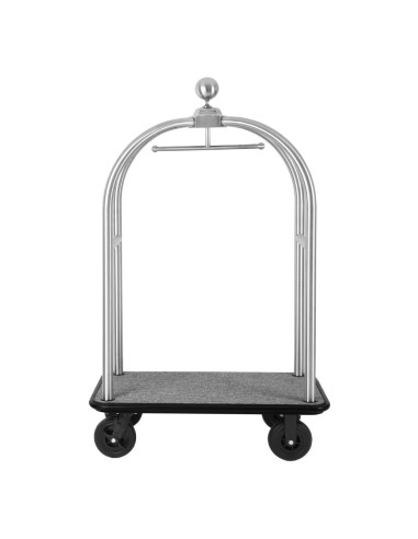 Chariot à bagages Bolero - acier inoxydable, 100 kg