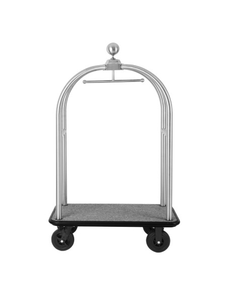Chariot à bagages Bolero - acier inoxydable, 100 kg