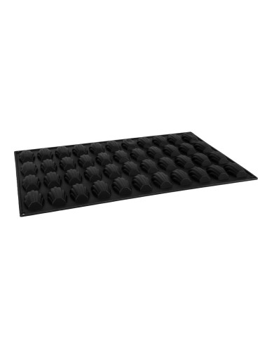 Moule silicone Pavoflex 44 madeleines - Noir