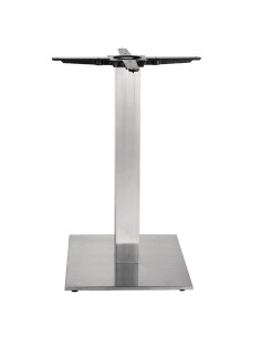 Pied de table carré inox Bolero - 720x430 mm