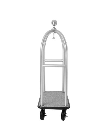 Chariot à bagages Bolero - acier inoxydable, 100 kg