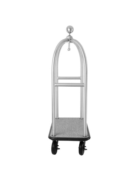 Chariot à bagages Bolero - acier inoxydable, 100 kg