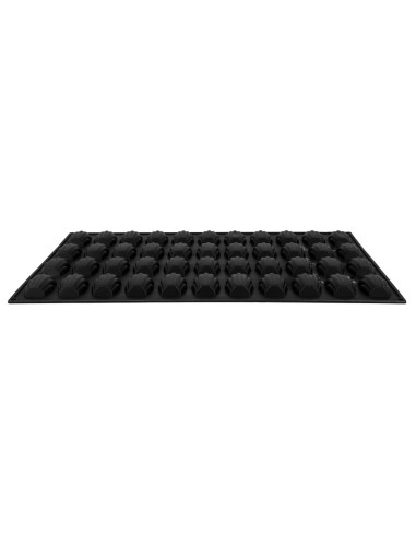 Moule silicone Pavoflex 44 madeleines - Noir