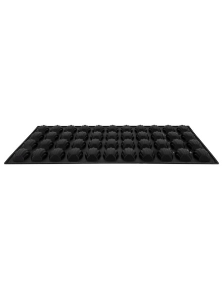 Moule silicone Pavoflex 44 madeleines - Noir