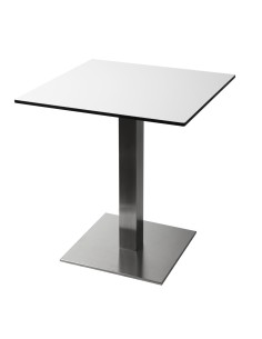 Pied de table carré inox Bolero - 720x430 mm 2