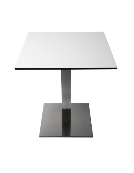 Pied de table carré inox Bolero - 720x430 mm