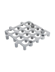 Caillebotis Vogue gris 335 mm - lot de 2