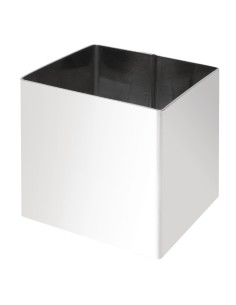 Cercles à mousse carrés 60 x 60 mm Vogue - Inox
