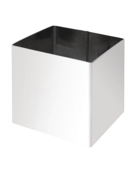 Cercles à mousse carrés 60 x 60 mm Vogue - Inox