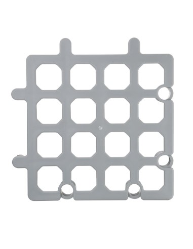 Caillebotis Vogue gris 335 mm - lot de 2