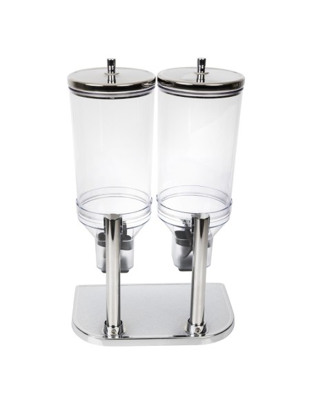 Double distributeur de céréales APS - 2 x 4,5L transparent