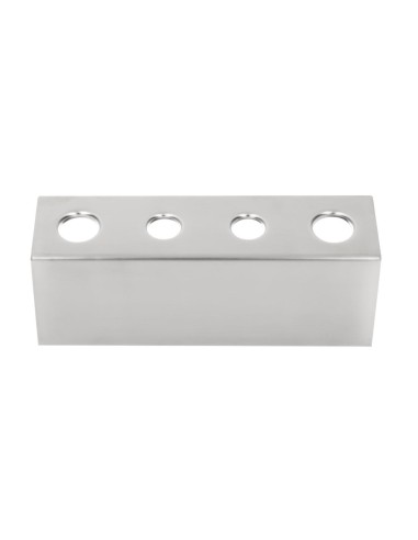 Support cornets de glaces APS - 4 trous inox