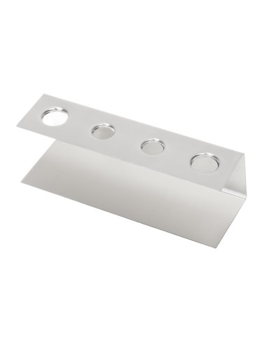 Support cornets de glaces APS - 4 trous inox