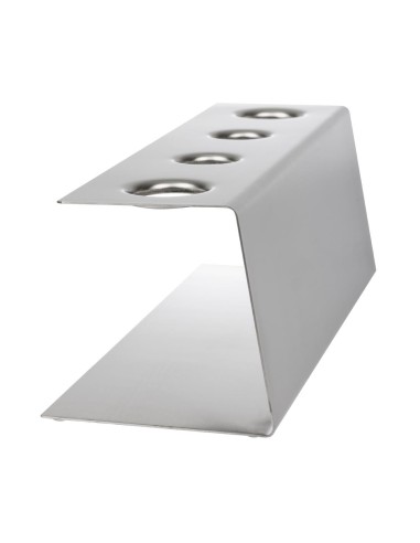 Support cornets de glaces APS - 4 trous inox