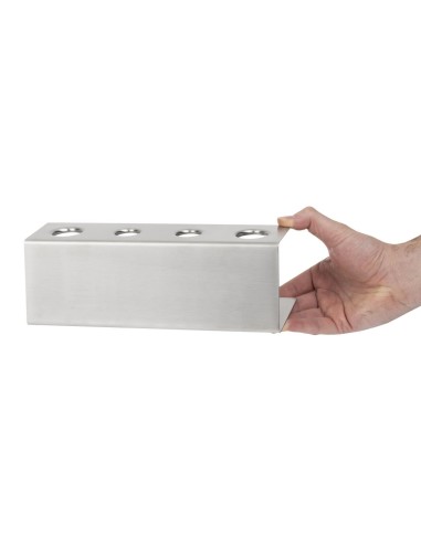 Support cornets de glaces APS - 4 trous inox