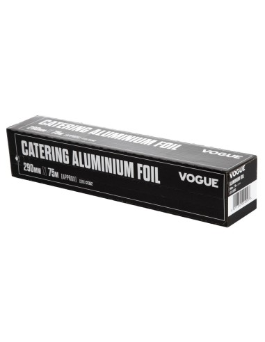 Papier aluminium Vogue 290mm - 75 m en boîte distributrice