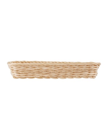 Panier à couverts rectangulaire APS en rotin polypropylène