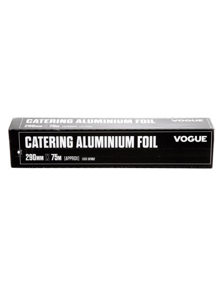 Papier aluminium Vogue 290mm - 75 m en boîte distributrice