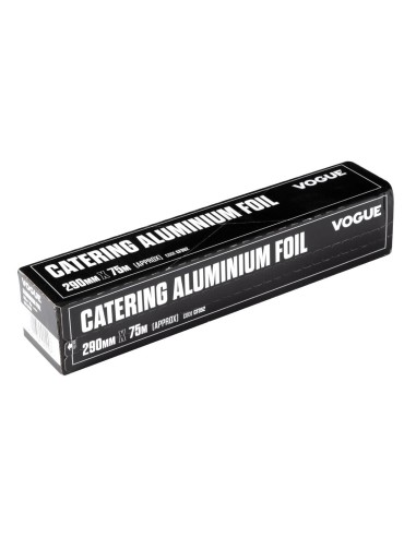 Papier aluminium Vogue 290mm - 75 m en boîte distributrice