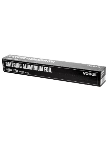 Papier aluminium Vogue 440 mm - 75 m en boîte distributrice