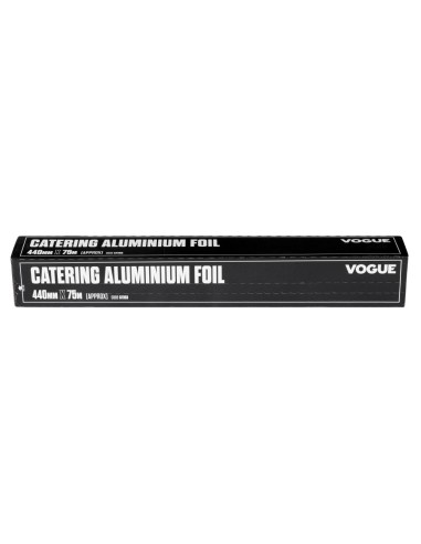 Papier aluminium Vogue 440 mm - 75 m en boîte distributrice