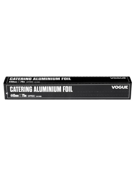 Papier aluminium Vogue 440 mm - 75 m en boîte distributrice