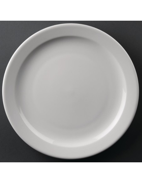 Assiettes Olympia Athena 254mm - lot de 12, garantie à vie