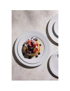 Assiettes bord étroit Olympia Athena 226mm - lot de 12 2