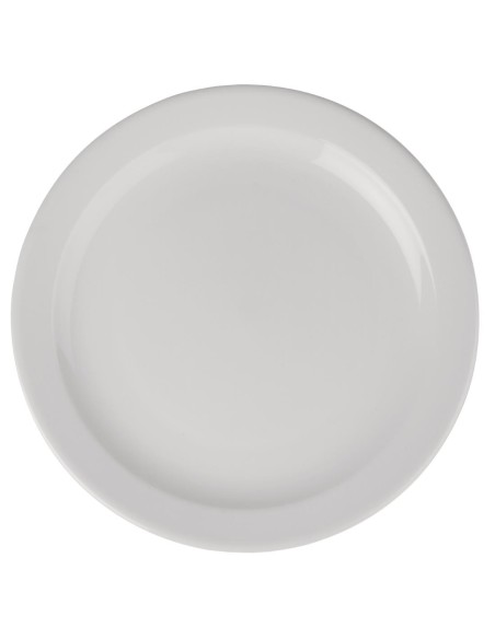 Assiettes Olympia Athena 254mm - lot de 12, garantie à vie