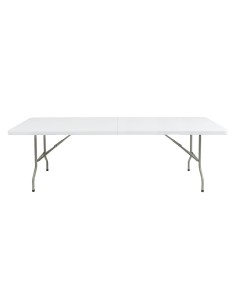 Table pliable Bolero blanche 2430 mm - Optimisez votre espace