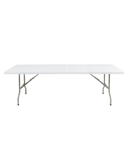 Table pliable Bolero blanche 2430 mm - Optimisez votre espace