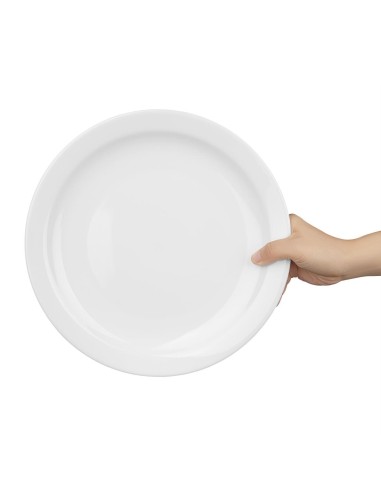 Assiettes Olympia Athena 284 mm - lot de 6, garantie à vie