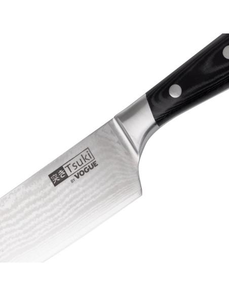 Couperet Vogue Tsuki 160mm - lame large et tranchant durable