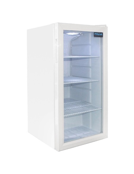Vitrine réfrigérée Polar Série C 88L - Blanc, 85W