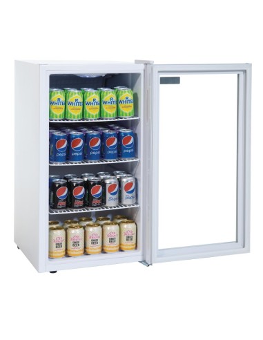 Vitrine réfrigérée Polar Série C 88L - Blanc, 85W