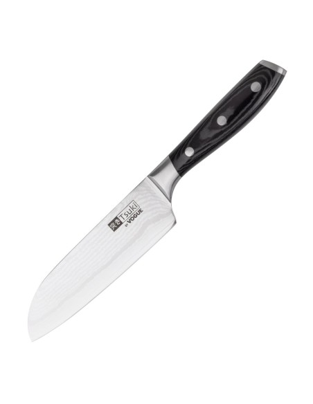Couteau Santoku Vogue Tsuki 180mm - Acier Damas
