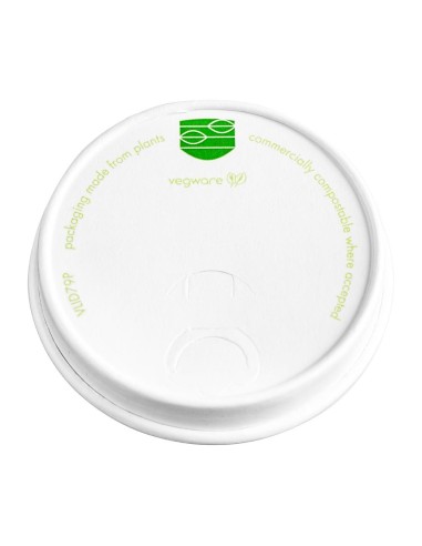 Couvercles Vegware Série 79 pour boissons chaudes - 1000 pcs