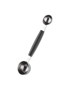 Cuillères parisiennes doubles Vogue 30/40 mm - inox noir