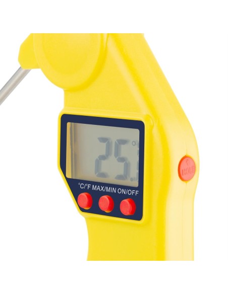 Thermomètre Hygiplas Easytemp jaune - -50°C à +300°C