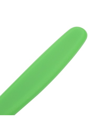 Couteau dentelé Hygiplas vert 100mm - coupe fruits et légumes