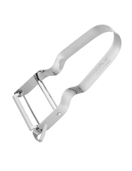 Éplucheur dentelé Vogue - acier inoxydable, ergonomique