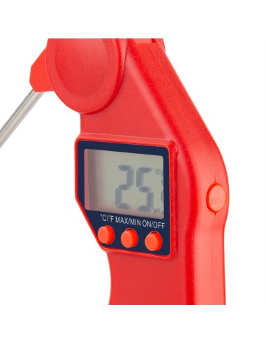 Thermomètre Hygiplas Easytemp rouge - précision ±1°C