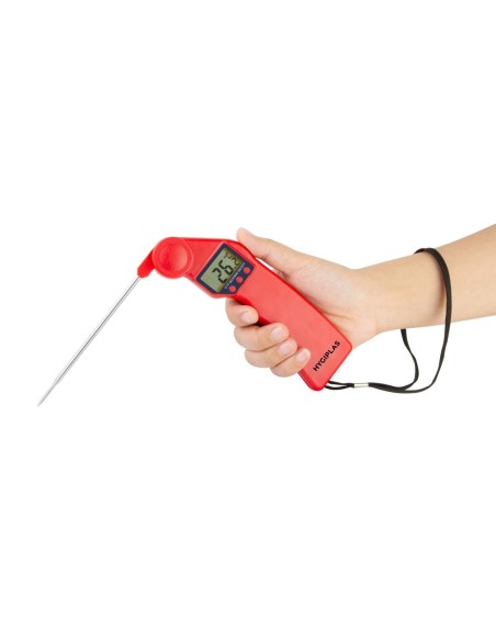 Thermomètre Hygiplas Easytemp rouge - précision ±1°C