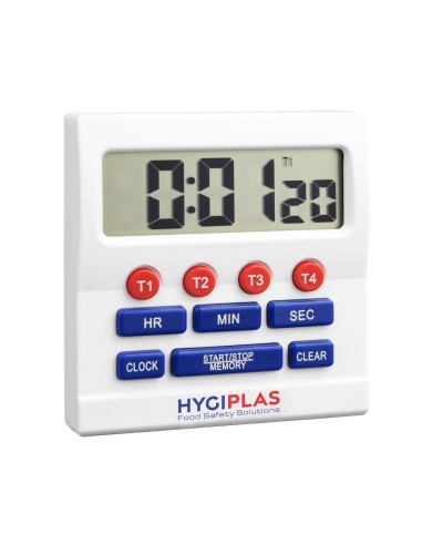 Minuteur grands chiffres Hygiplas - grand écran