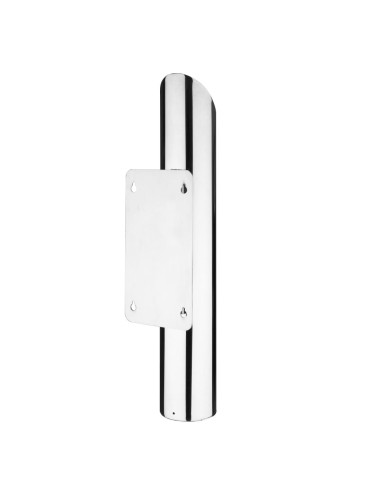 Cendrier mural cylindrique Bolero en acier inoxydable