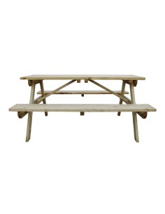Table pique-nique en bois 1,5 m Rowlinson - 6 places 2