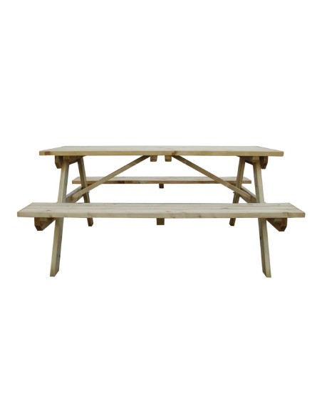 Table pique-nique en bois 1,5 m Rowlinson - 6 places