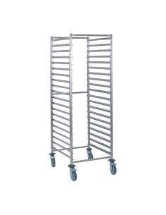 Chariot à glissières GN2/1 Tournus 20 niveaux - inox